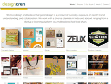 Tablet Screenshot of designaren.com